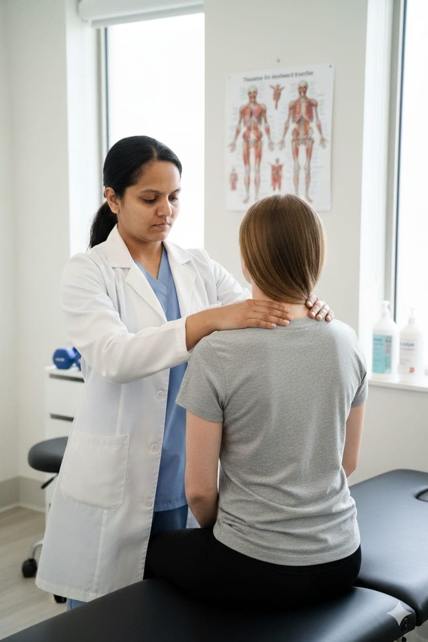 Dr. Shreyaben Anilkumar Patel, physiotherapist at RelieveX Physiotherapy Center, Himatnagar